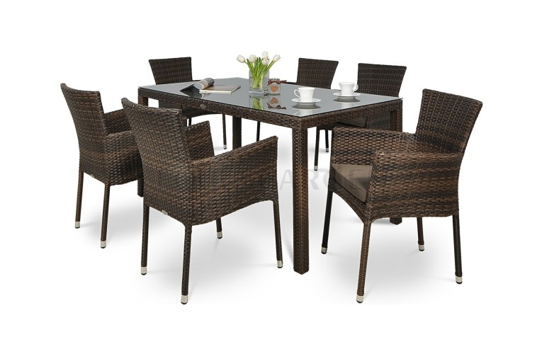 Комплект обеденный Lerida/Torino Modern Brown