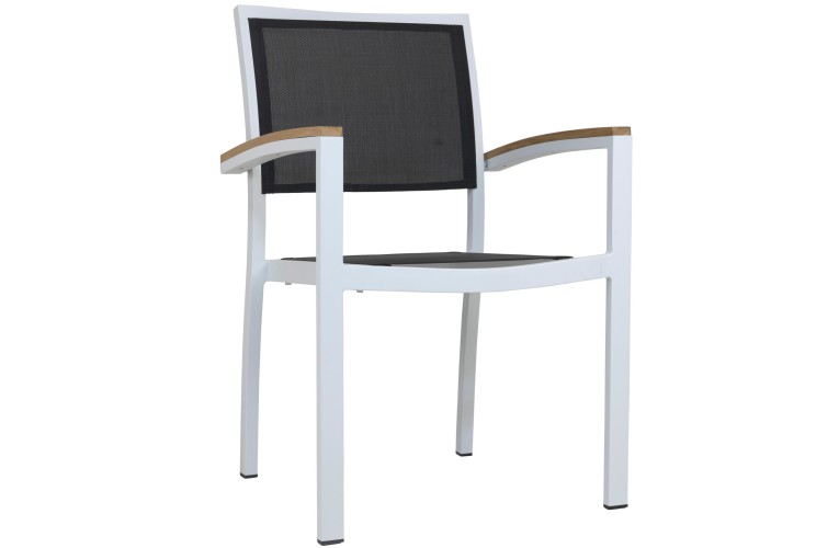 Стул Cenon White/ Black