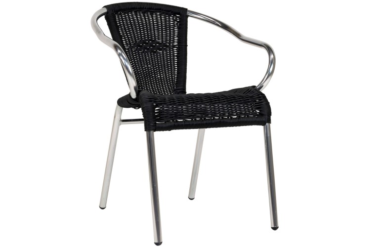 Стул с подлокотниками Kannet Black 