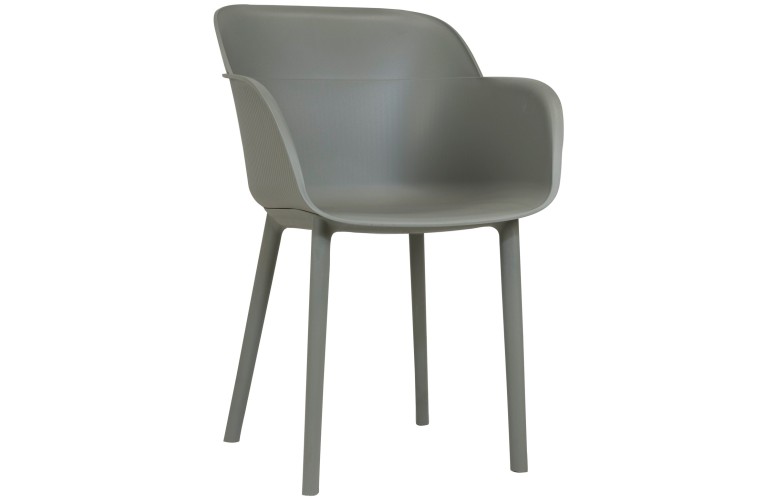 Стул с подлокотниками Shell Taupe
