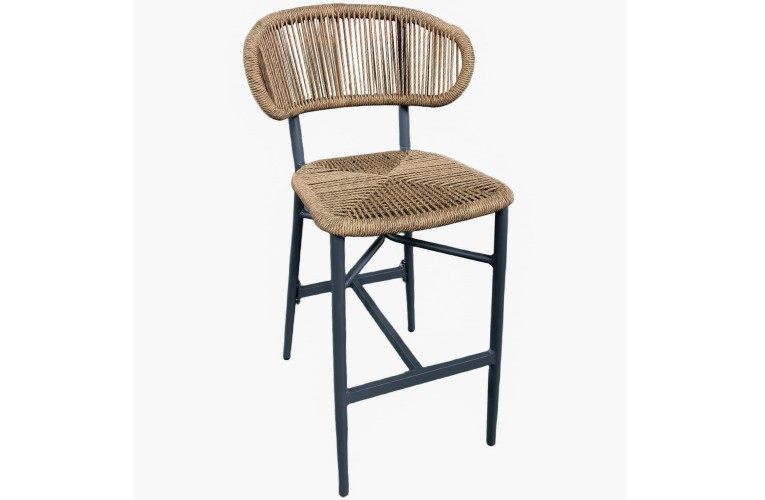 Барный стул Jorden Charcoal/Natural