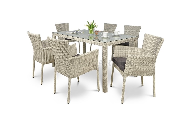 Комплект обеденный Lerida/Torino Modern White