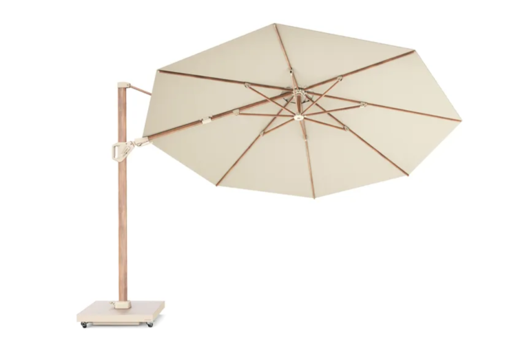 Зонт Challenger T2 premium Teak/Champagne Ø3,5 m