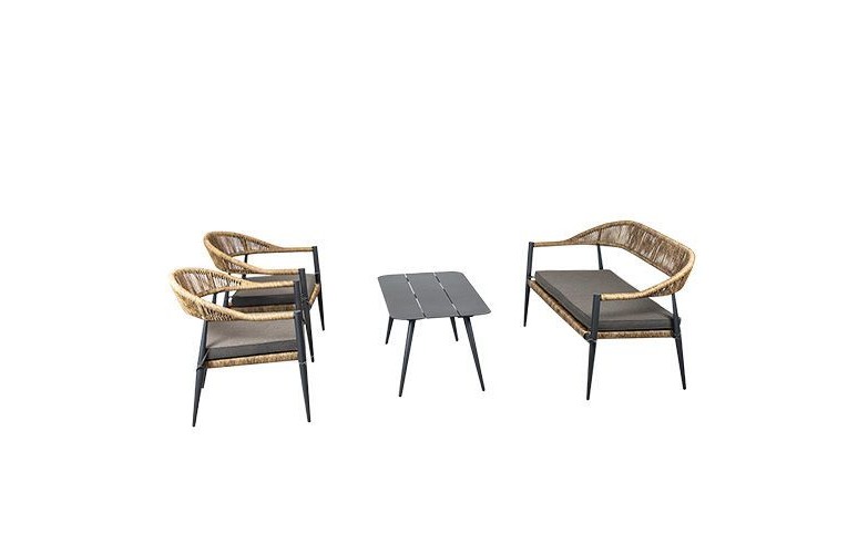 Комплект для отдыха Jonah Lounge Anthracite/Natural