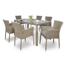 Комплект обеденный Lerida Grey 6X