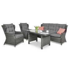 Комплект обеденный Trivento Dining 3 Dark grey