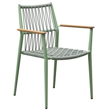 Стул с подлокотниками Bali Green