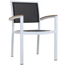 Стул Cenon White/ Black