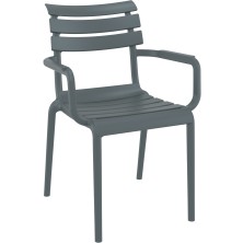 Стул с подлокотниками Helen Anthracite