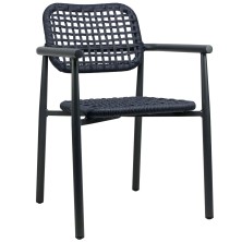 Стул с подлокотниками Charly Navy