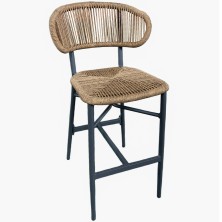 Барный стул Jorden Charcoal/Natural