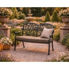 Скамейка садовая Amalfi Bronze