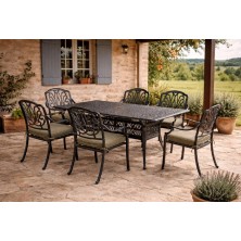Обеденный комплект Amalfi Bronze 6X
