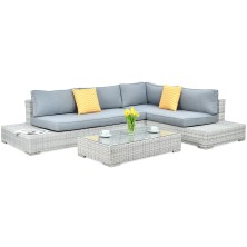 Угловой комплект Verona White Grey
