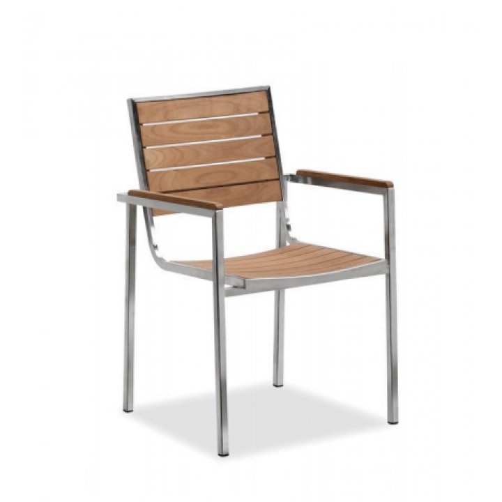 Стул с подлокотниками Ice Kix Teak