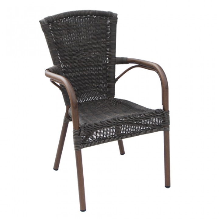 Стул Santa Fe Dark/Woodlook Coffee R