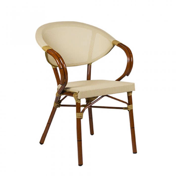 Кресло Marino classic bamboo/ beige