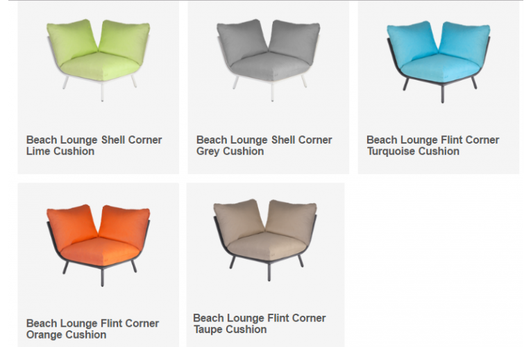 Модуль угол Beach Lounge Grey