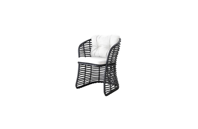 Кресло обеденное Basket Black