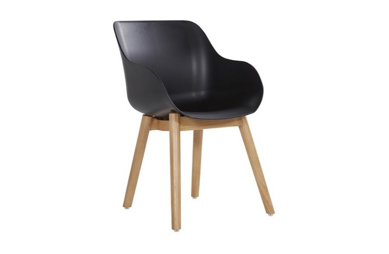 Обеденный стул Sophie Organic Teak Black