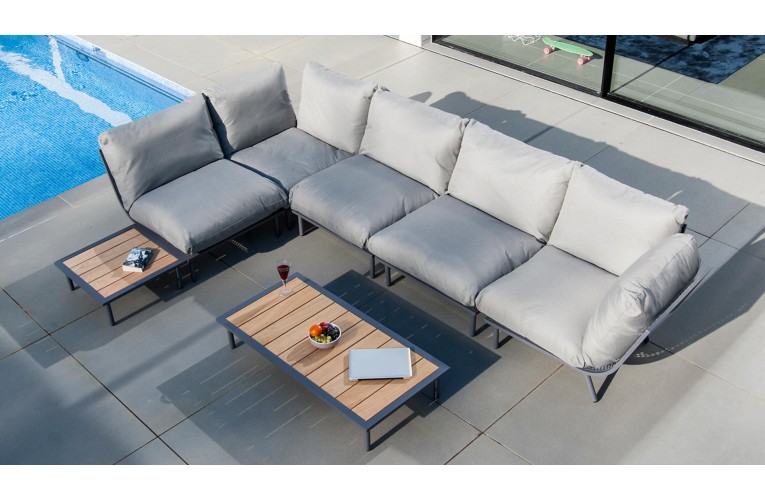 Модуль угол Beach Lounge Grey