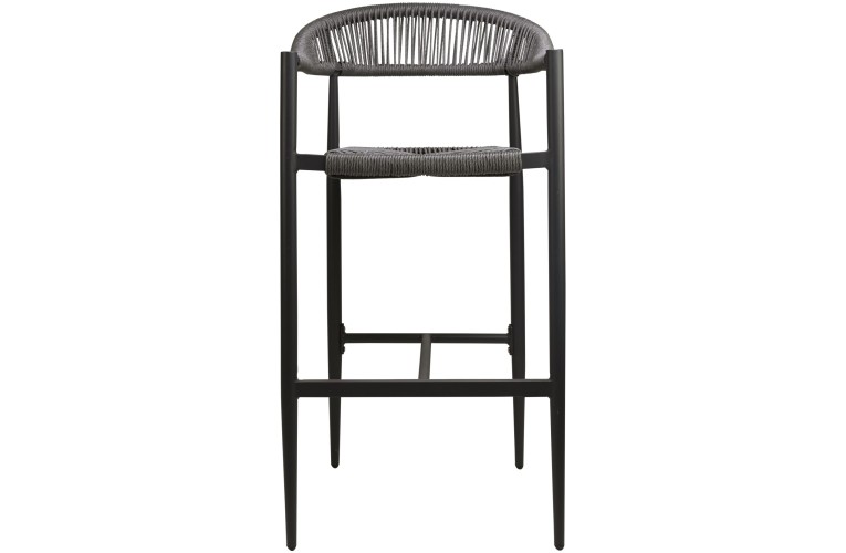 Барный стул с подлокотниками Jonah Charcoal/Grey