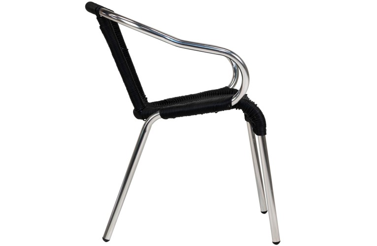 Стул с подлокотниками Kannet Black 