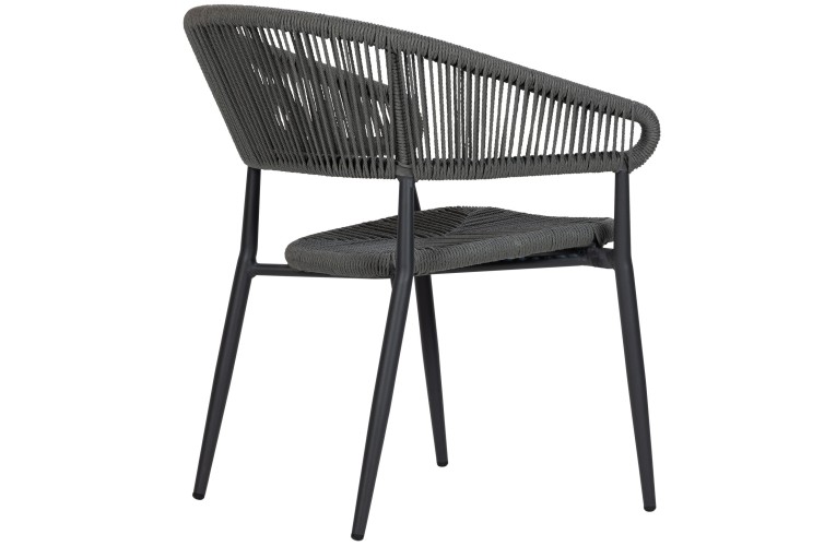 Стул с подлокотниками Jacco Charcoal/Grey