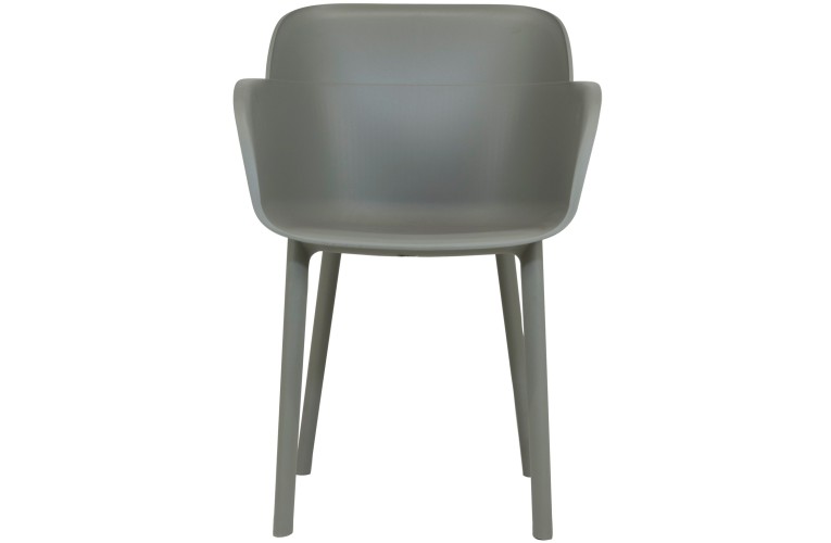 Стул с подлокотниками Shell Taupe