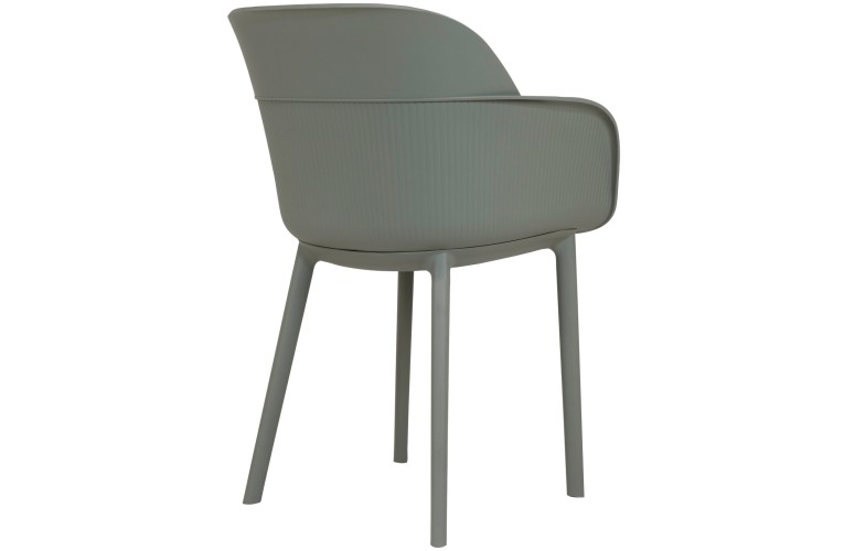 Стул с подлокотниками Shell Taupe