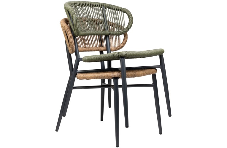 Стул Jorden Charcoal/green
