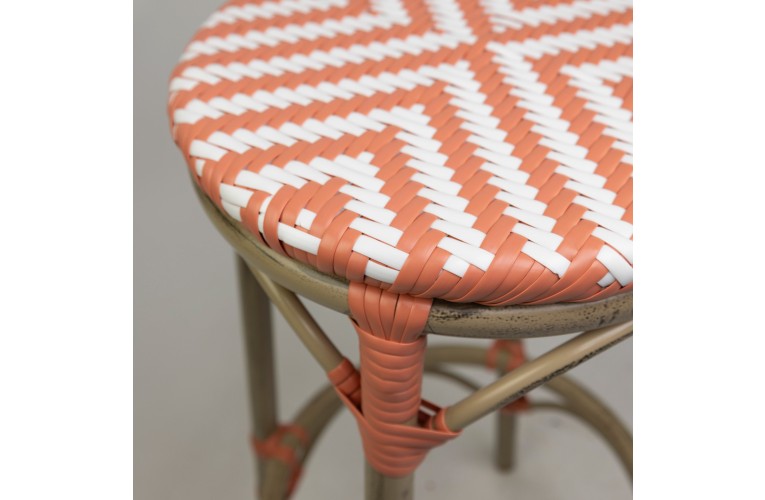 Барный стул Todd Coral-White