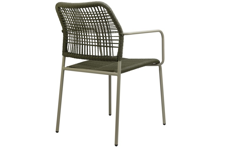 Стул с подлокотниками Twist Green
