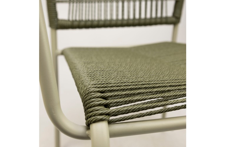 Стул с подлокотниками Twist Green