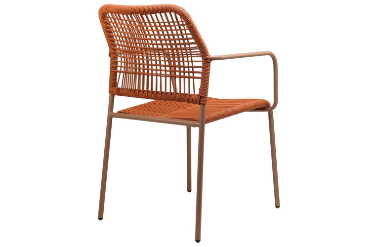 Стул с подлокотниками Twist Orange