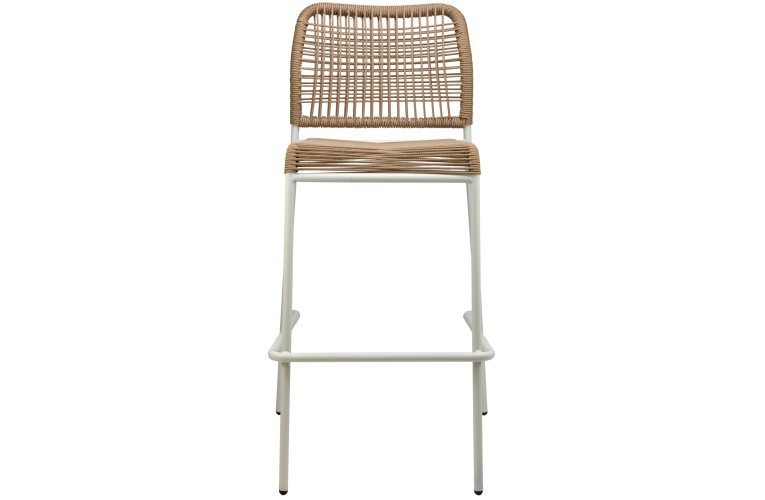 Барный стул Twist White/Natural