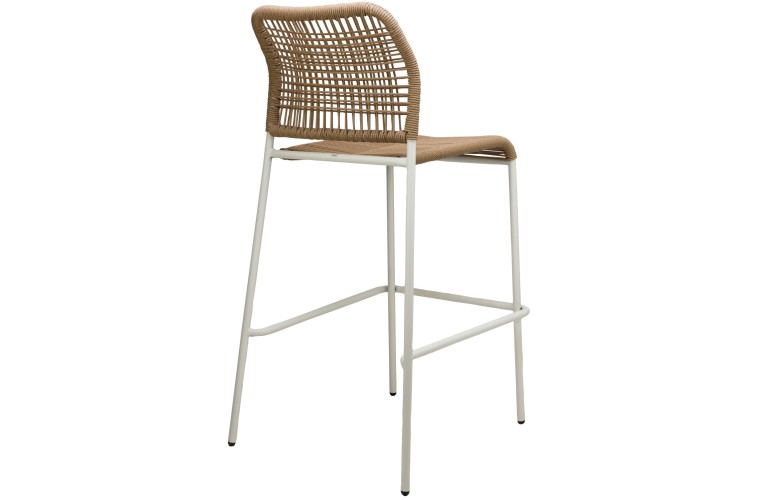 Барный стул Twist White/Natural
