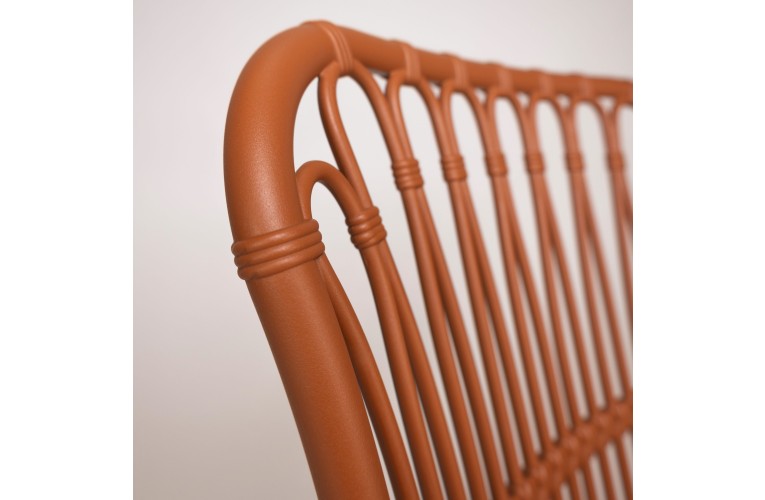 Стул с подлокотниками Lola Terracotta