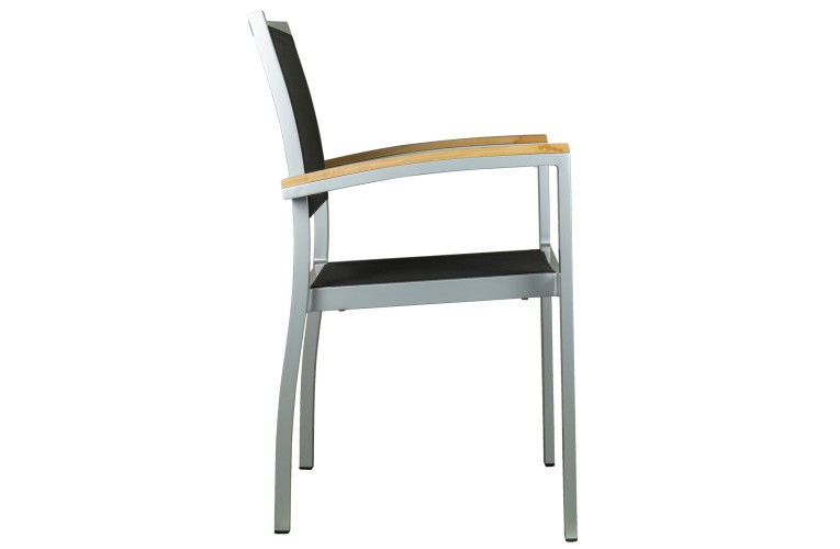 Стул Cenon Silver/ Black