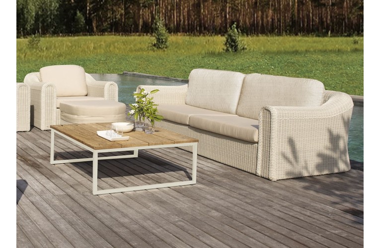 Столик кофейный Nautic White 120х120 см