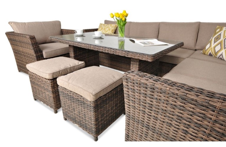 Обеденный комплект Moniz Dining Plus Brown