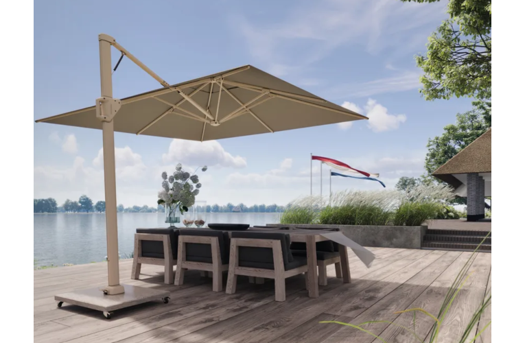 Зонт Beaufort Premium Champagne - 3,2x3,2m