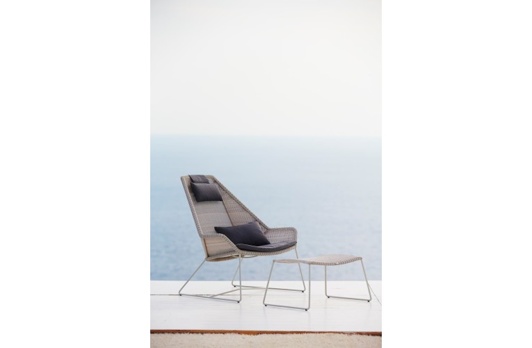 Кресло Breeze Highback White Grey