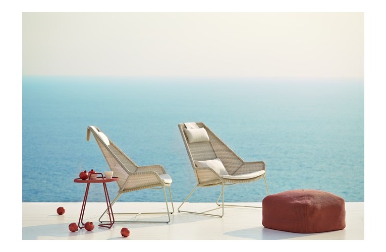 Кресло Breeze Highback White Grey