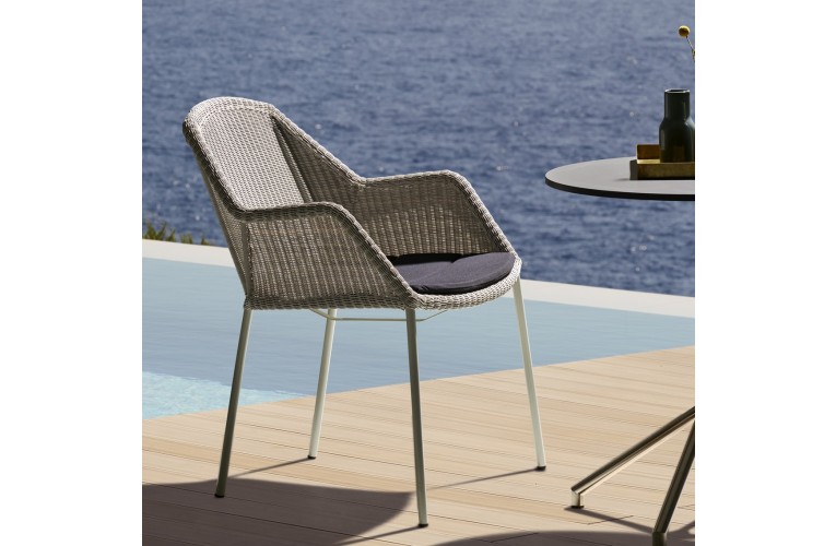 Обеденный стул Breeze White Grey