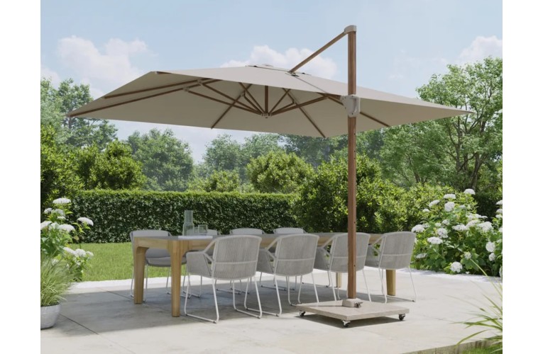 Зонт Challenger T1 premium Teak/Champagne 3x4 м