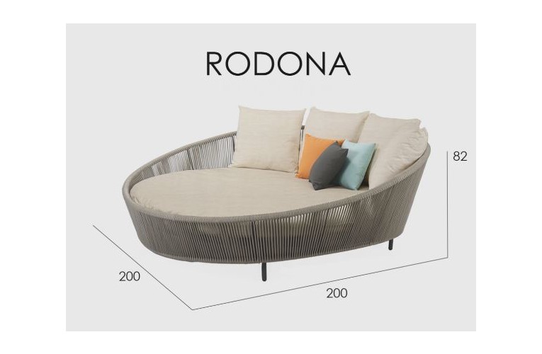 Кровать круглая Rodona