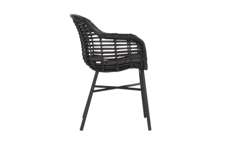 Обеденное кресло Cecilia Carbon black