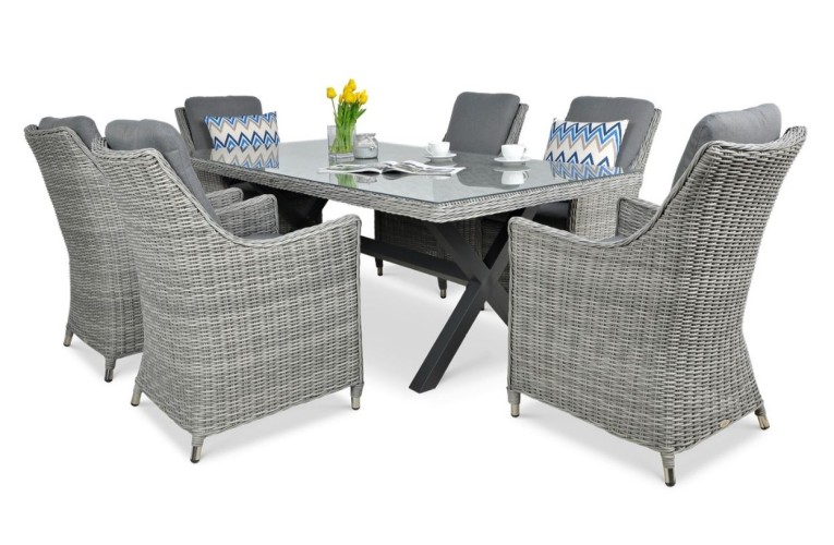 Обеденный комплект Napoli Stone grey