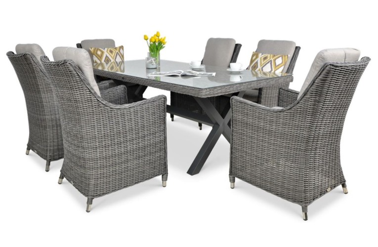 Обеденный комплект Napoli Dark grey